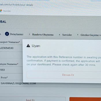 Vize Randevu Ödeme Sorunu Ve Destek Talebi