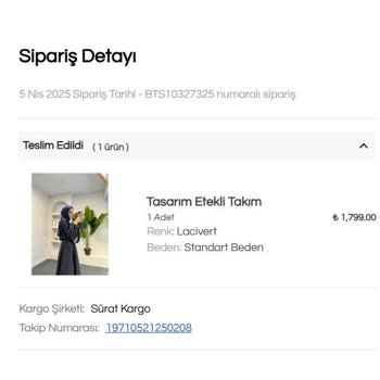 İade Talebine Yanıt Alınamayan Elbise Siparişi