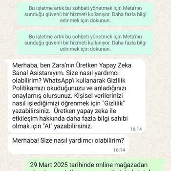 Zara'dan İptal Edilen Siparişin Ücret İadesi Sorunu
