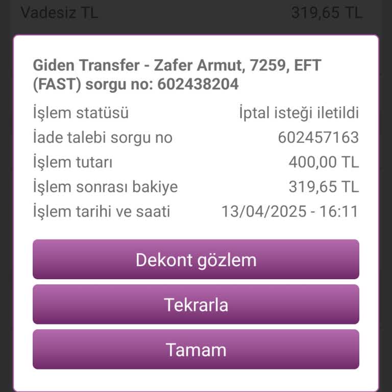 Evde Ek İş Vaadiyle Alınan Ücretin İadesi Talebi