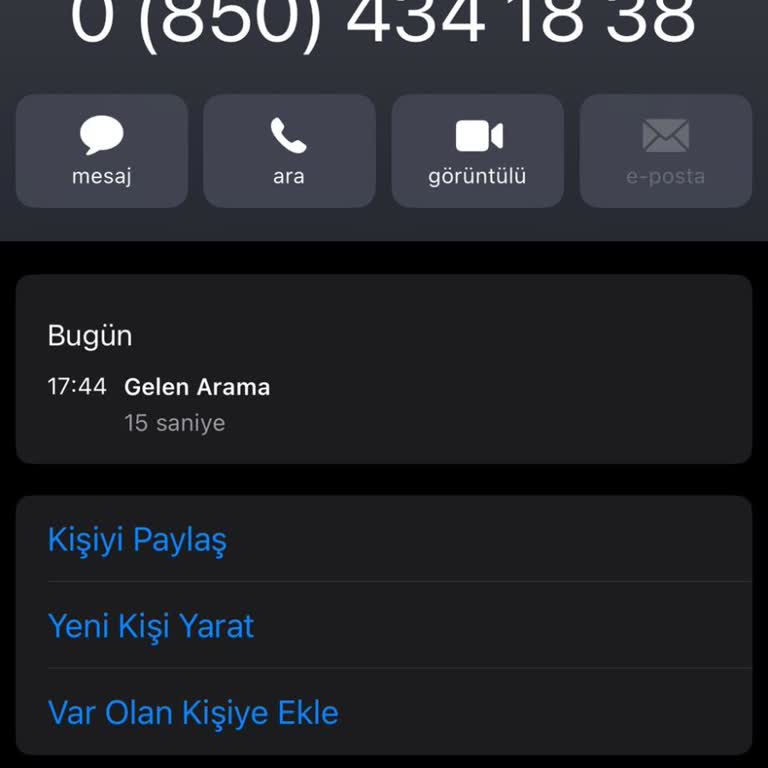 Bilinmeyen Arama Ve İzinsiz Ses Kullanımı