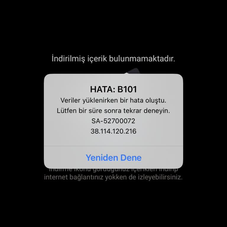Tod Uygulaması B101 Hatası Ve Cevapsız Şikayetler