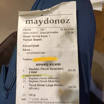 Geç Gelen Soğuk Yemek Ve İlgisizlik