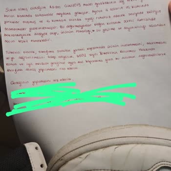 Özdilek'ten Aldığım Ayakkabıda Yaşadığım Sorun Ve Yetersiz Müşteri Hizmeti