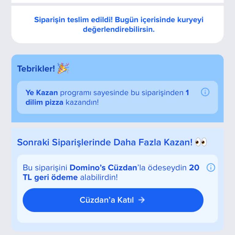 Geç Gelen Soğuk Sipariş Ve İlgisiz Müşteri Hizmeti
