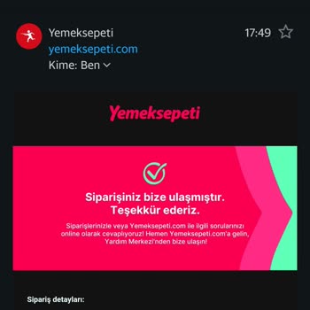 Yemek Sepeti'nin Yetersiz Müşteri Desteği Ve Geciken Sipariş