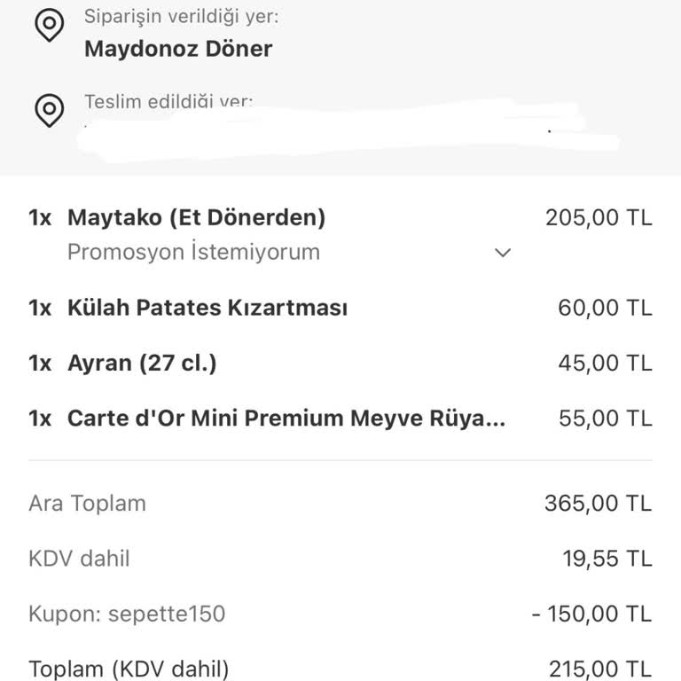 Teslim Edilmeyen Sipariş Ve Çözüm Bekleyen Mağduriyet