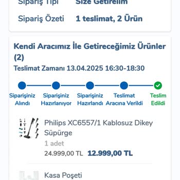Teslim Edilmeyen Ürün Ve İletişim Eksikliği