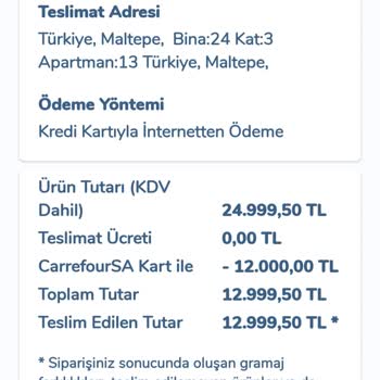 Teslim Edilmeyen Ürün Ve İletişim Eksikliği