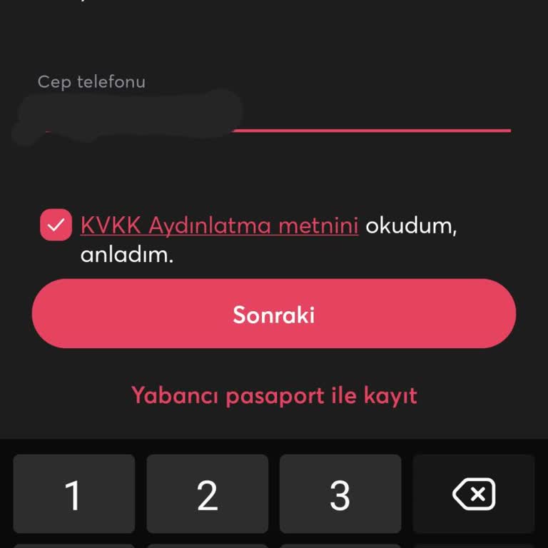 İninal Uygulamasında Kayıt Olma Sorunu