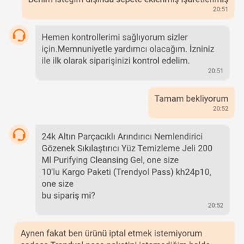 Trendyol Pass Paketi İptal Edilemiyor