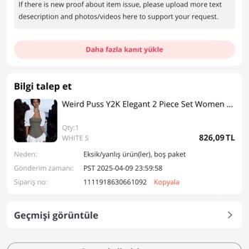 Aliexpress'ten Eksik Gönderim Ve İade Sorunu