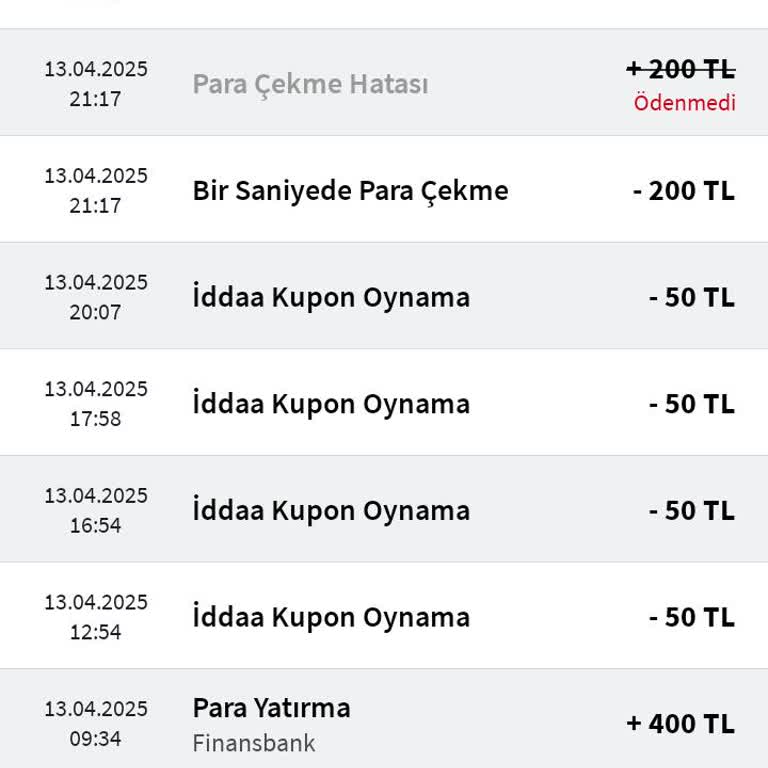 Müşteri Hizmetleri Ve Çekim İşlemi Sorunu