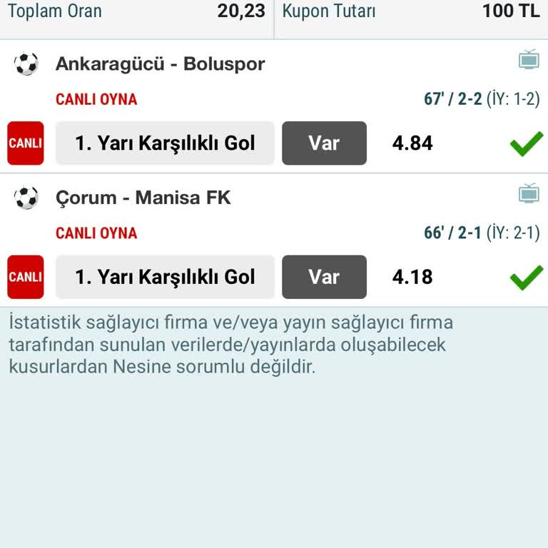 Nesine Eksik Ödeme: Kuponumun Tam Tutarı Yatırılmadı!