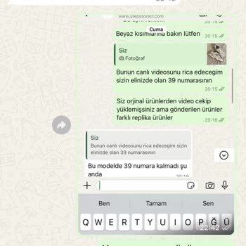Stepstore'da Yanıltıcı Ürün Ve İade Sorunu