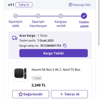 N11'den Aldığım Xiaomi Mi Box S Çalışmıyor Ve Destek Alamıyorum