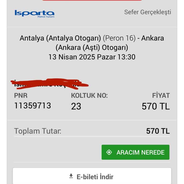 Seyahat Süresi Ve Hizmet Kalitesinde Hayal Kırıklığı