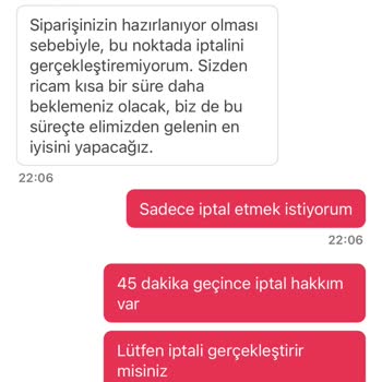 Yemek Sepeti'nde İptal Çıkmazı: Teslim Edilmeyen Sipariş Ve İade Sorunu