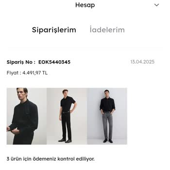 Ödeme Kontrol Sorunu Ve Teslimat Endişesi