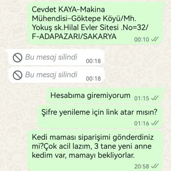 Zoompet'ten Sipariş Verdim, Ne Mama Geldi Ne Para İadesi!