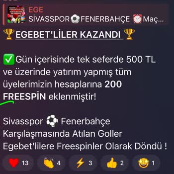 Egebet Promosyon Sözü Tutulmayan Güvenilmez Site