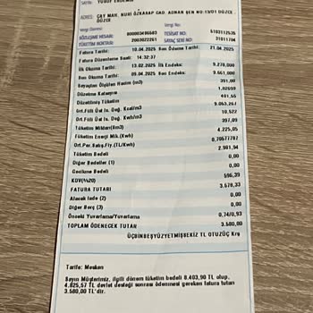 Yanlış Faturalandırma: Devlet Desteği Ve Gerçek M3 Fiyatı Arasında Tutarsızlık