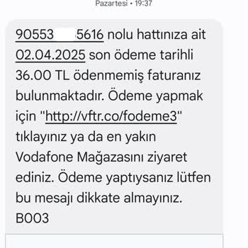 Yanlış Borç Bildirimi Ve Hatalı Mesajlar