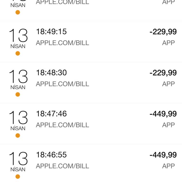 İzinsiz İşlem: Apple.com/Bill Üzerinden Beklenmedik Para Çekimi