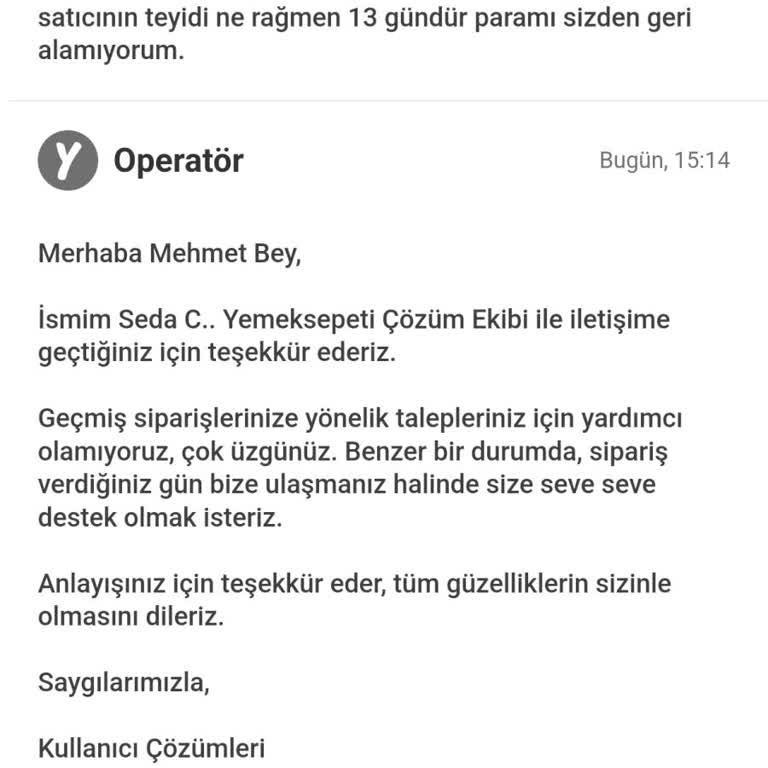 Bayramda Restoran Kapalı, Ücret Alındı: Paramı Geri Alamıyorum!