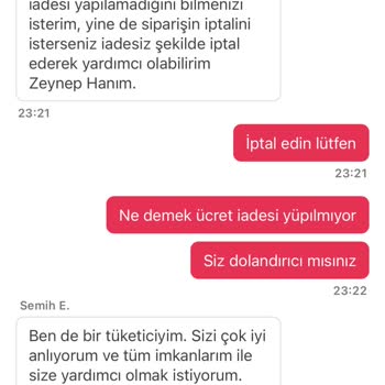 Geciken Siparişe Para İadesi Yapılmıyor
