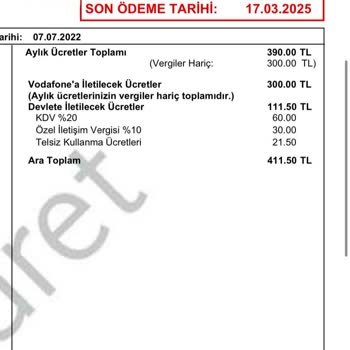 Yanlış Fatura Ve Eksik İnternet Hakkı Mağduriyeti