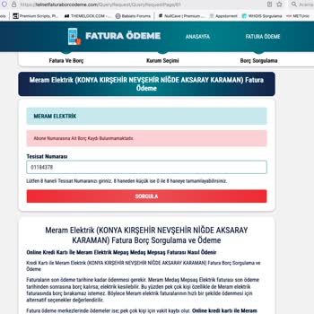 MEPAŞ Fatura İşleminde Yanlışlık Ve İade Talebi