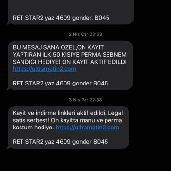 Sürekli Gelen İstenmeyen SMS'ler Canıma Tak Etti