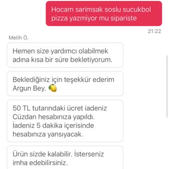 Eksik Ürün Ve Yetersiz Çözüm: Yemeksepeti'nde Hayal Kırıklığı
