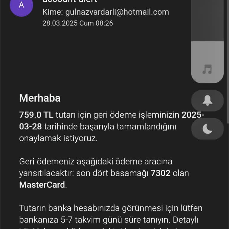 İade Edilmeyen Ücret Ve Ulaşılamayan Müşteri Hizmetleri Sorunu