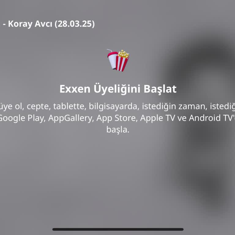 Exxen Üyeliğiyle Dizi İzleyememe Sorunu