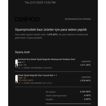 Yanlış İade Ve Müşteri Hizmetleri Sorunu