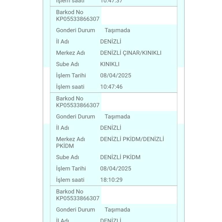 PTT Kargo İle İade Ürünüm Kayboldu