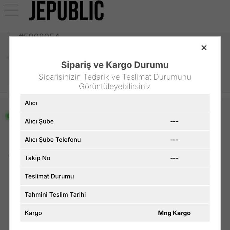 Kargo Takibi Sorunu: Bilgilendirme Bekleniyor