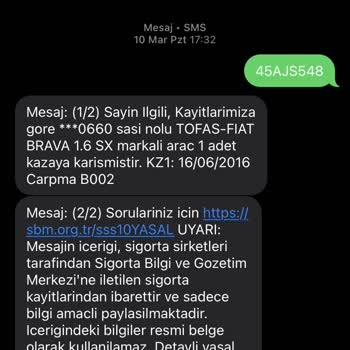 SMS Ücreti Ve Bilgilendirme Eksikliği