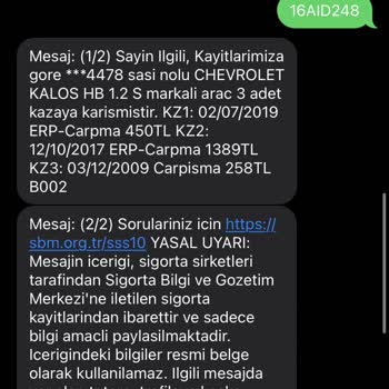 SMS Ücreti Ve Bilgilendirme Eksikliği