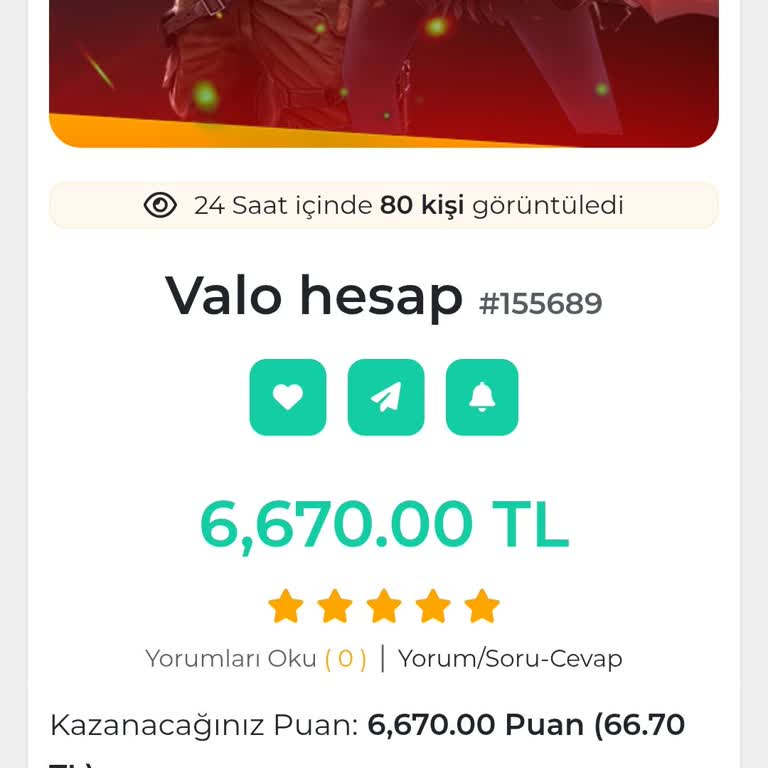 Oyun Hesabı Satışında Haksız Para Talebi