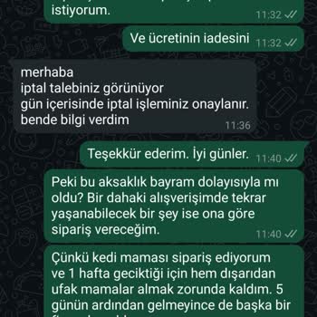 Kedi Maması Siparişi: Ne Ürün Var Ne İade