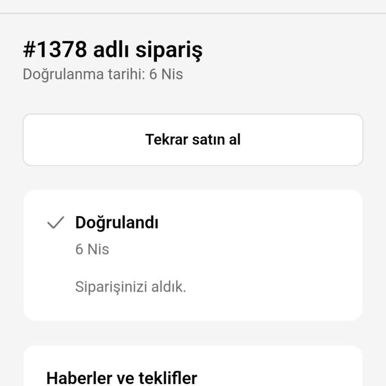 Siparişte İletişim Sorunu Ve Mağduriyet