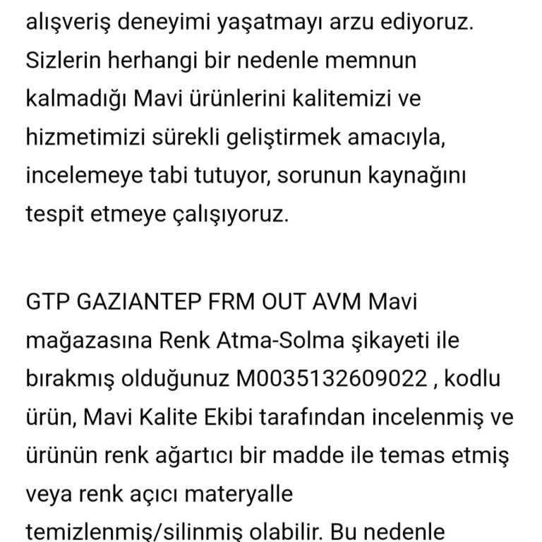 Mavi Pantolonların Kalite Sorunları Ve Yanıltıcı Geri Bildirimler