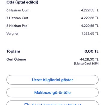 Hotele.com'dan Fazla Ücret Alımı Ve İade Sorunu