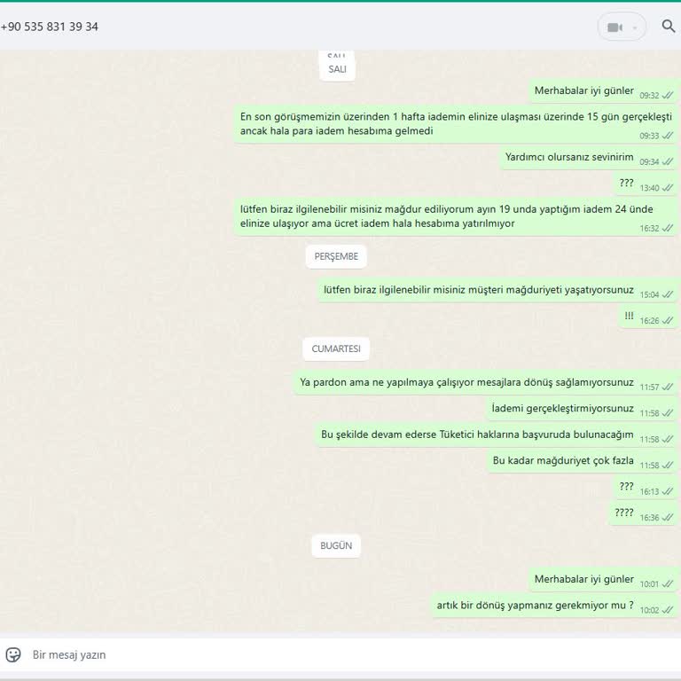 İade Sürecinde Müşteri Mağduriyeti Ve İletişim Eksikliği