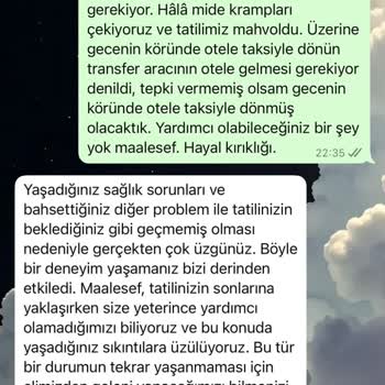 Rixos Premium Göcek'te Sağlık Sorunları Ve Yetersiz Müşteri Hizmetleri