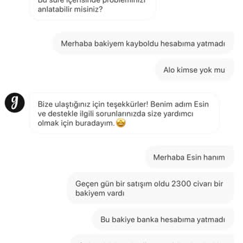 Gardrops'ta Kaybolan Bakiye Ve İletişim Sorunu