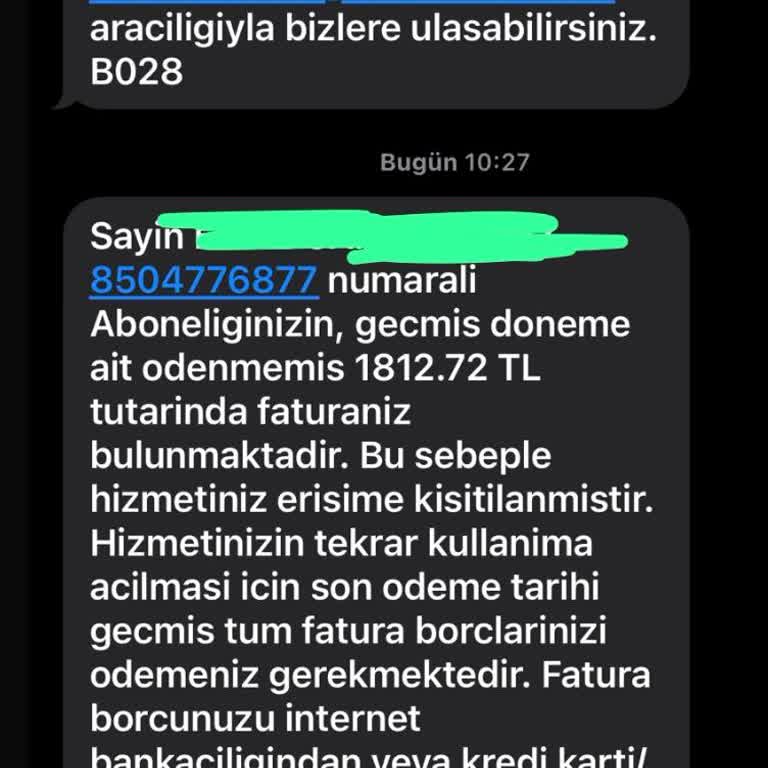 Faturama Yansıtılan Yanlış Ücret Ve Kesilen İnternet Hizmeti